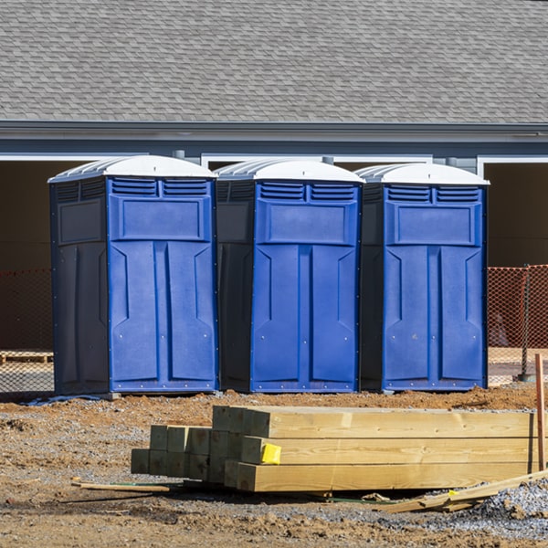 how can i report damages or issues with the portable restrooms during my rental period in Bovey MN